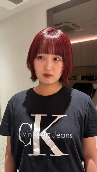 ミディアム サキ🇰🇷 /立川 韓国/透明感/艶髪のヘアスタイル