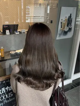 ロング カラー 赤み消し透明感🤍 髪質改善🌙/伽音のヘアスタイル