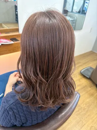 ミディアム 本村 あやかのヘアスタイル