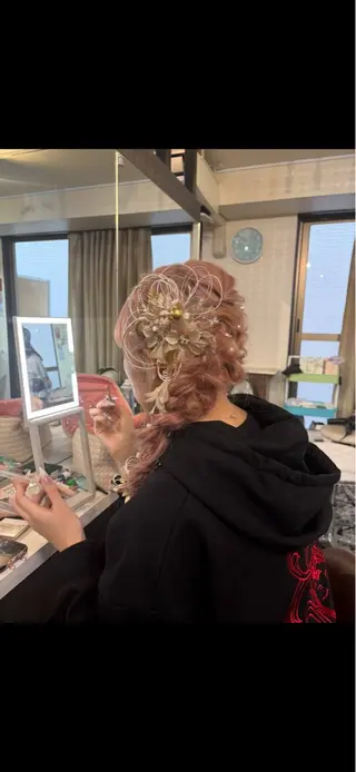 ロング とっぴ クオーレのヘアスタイル