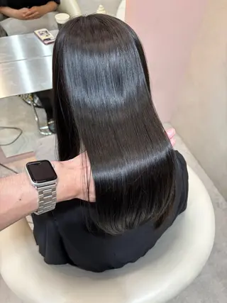 ロング ヘアアレンジ 髪質改善/透明感 カラー/吉田光佑のヘアスタイル