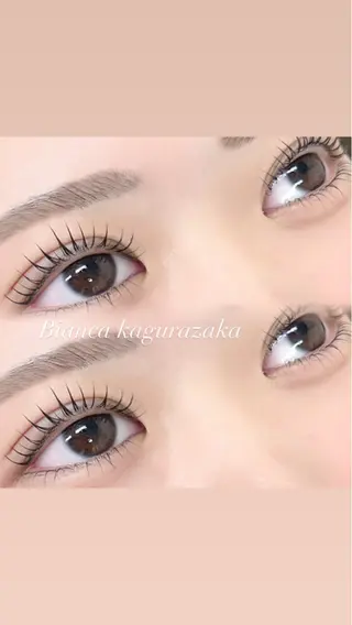 マツエク・マツパ BIANCA神楽坂 makiのマツエク・マツパデザイン