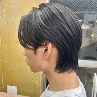 ミディアム メンズ 谷口 瑠莉のヘアスタイル