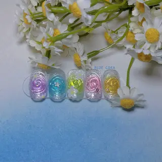 ネイル BLUE CORAのネイルデザイン