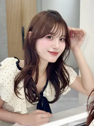 ロング カラー YUI  透明感🌱 艶カラー🍓浦和のヘアスタイル