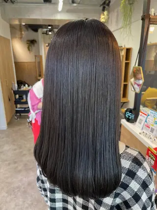 ロング カラー うる艶カラー 顔周りカット♡ikuのヘアスタイル