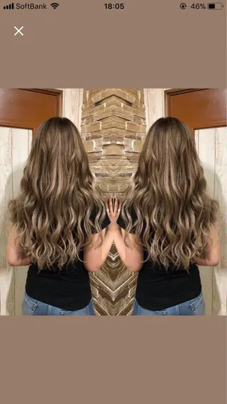 ロング KR2S マネージャーのヘアスタイル