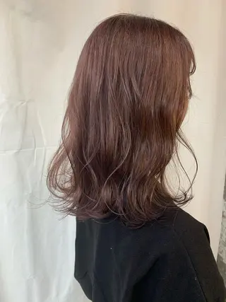 セミロング カラー 髙塚碧🇰🇷 韓国ヘア🎗️のヘアスタイル