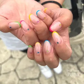 ミディアム ネイル SalonPrima 西院Nail&Eyeのネイルデザイン