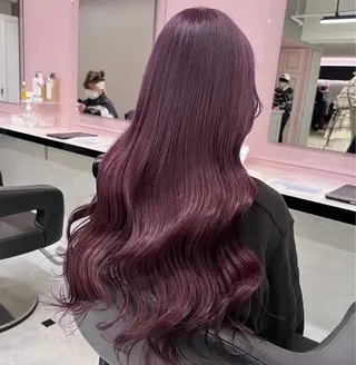 カラー girlな暖色ヘア 🪽🫧ハルナ🎀のヘアスタイル