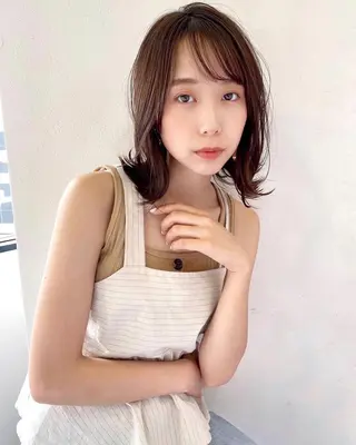 セミロング カラー 【吉祥寺でボブなら】 オガタソウイ🌿のヘアスタイル