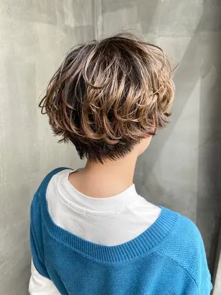 ショート 七尾 彰観のヘアスタイル