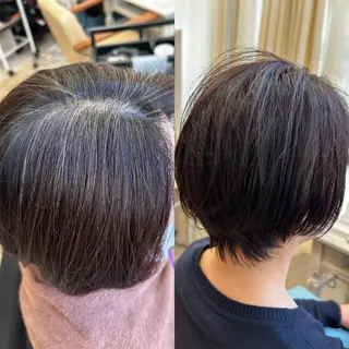 ショート 石川 由美子のヘアスタイル