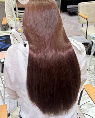 カラー 海優⭐️ネイル⭐️ 透明感カラーのヘアスタイル