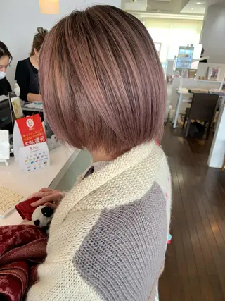 ショート カラー 心斎橋なんば 大野竜輝のヘアスタイル