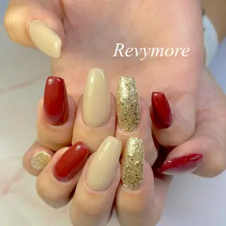 セミロング ネイル nail salon Revymoreのネイルデザイン