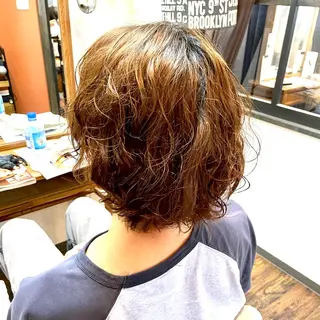 パーマ メンズ 美容師 ヤスイのヘアスタイル