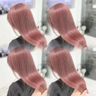 ロング カラー 🐬艶ハイトーン/ レイヤー/透明感🩵のヘアスタイル