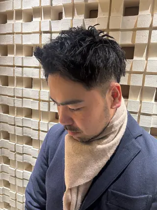 ミディアム 大野 貴登のヘアスタイル
