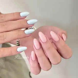 ネイル ネイル💕& まつ毛パーマのネイルデザイン