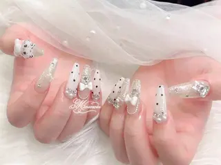 ネイル MoMoA Nail ネイル長さ出し専門店のネイルデザイン