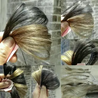 カラー パーマ ヘアアレンジ メンズ キッズ ネイル マツエク・マツパ セミロング MEGUMI megumiのヘアスタイル