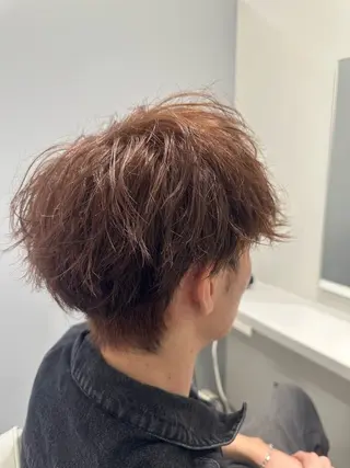 カラー メンズ 長谷川仁/パーマ /名駅/髪質改善のヘアスタイル