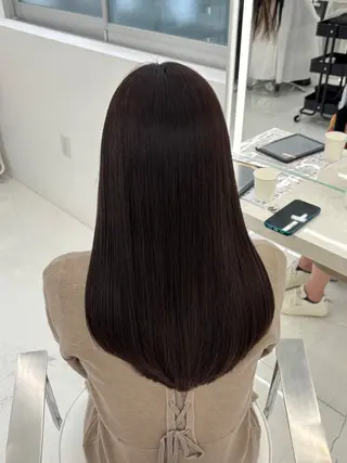 ロング 立川/艶カラー/透明 感カラー/Umi🫧のヘアスタイル