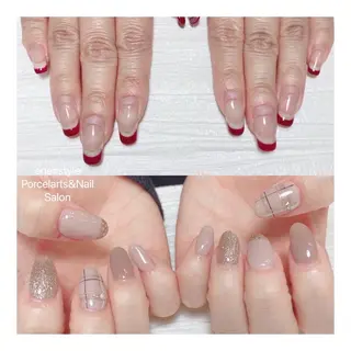 ミディアム ネイル 🐾enen style 🐾のネイルデザイン