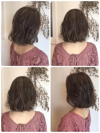 ミディアム カラー パーマ ヘアアレンジ メンズ 豊橋美容院 ソンリエのヘアスタイル