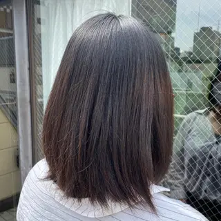 ミディアム カラー レイヤーカット×髪質 改善🇰🇷シオリのヘアスタイル