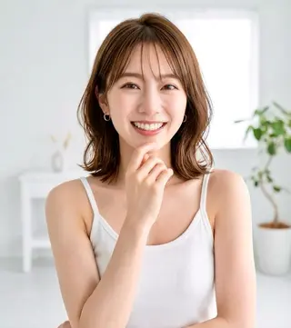 ミディアム 髪質改善/艶カラー /光吉洋平のヘアスタイル