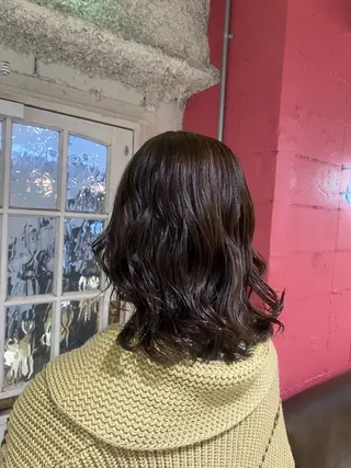ミディアム カラー 透明感うる艶カラー ¦コユキ🫧💞のヘアスタイル