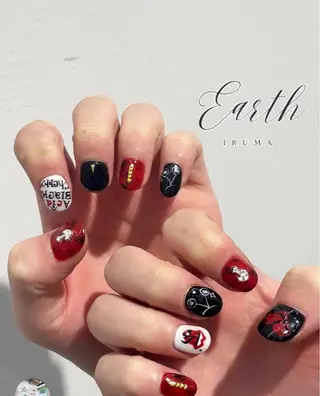 メンズ ネイル EARTH 入間店 Akaneのネイルデザイン