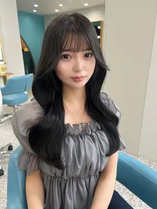 ロング 上谷 圭輝のヘアスタイル