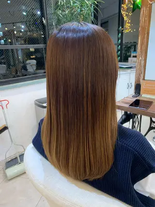 セミロング 💛ハイトーン💛 りむのヘアスタイル