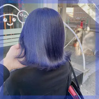 ミディアム カラー ヘアアレンジ メンズ キッズ ブリーチの髪様 MASATOのヘアスタイル
