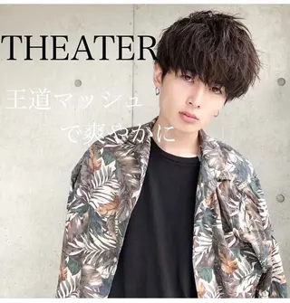 ショート カラー パーマ ヘアアレンジ メンズ キッズ 🤎モテ髪&透明感 ミルクティー🥣🤎のヘアスタイル