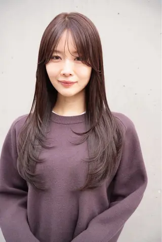 ロング 🖱️透明感カラー ×髪質改善Rikyuのヘアスタイル
