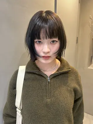 ミディアム kyoka/レイヤー /ハッシュカットのヘアスタイル