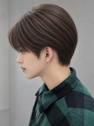 ショート メンズ カラー メンズカット眉WAX 専門スタイリスト岡田のヘアスタイル