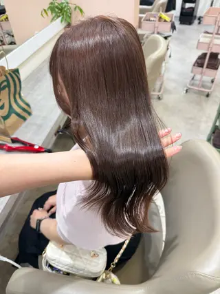 ロング カラー ヘアアレンジ 韓国/透明感カラー/ ももかのヘアスタイル