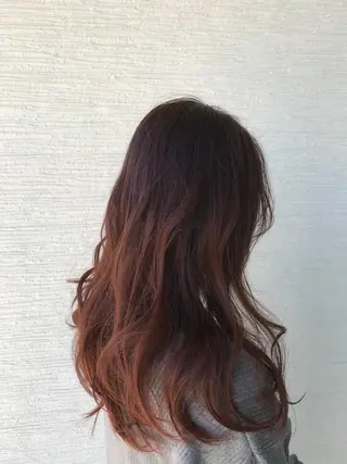 ロング カラー 野崎 勝嗣のヘアスタイル
