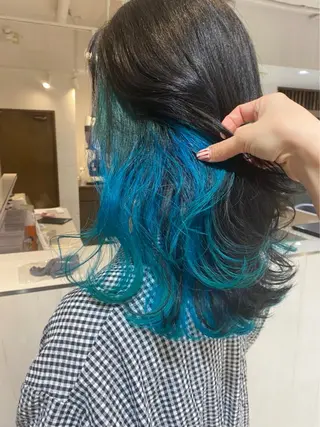 セミロング カラー カラーモデル募集中/ 川合絢子のヘアスタイル
