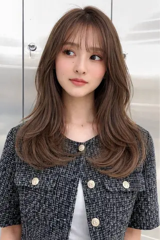 カラー ユズキ/銀座似合わせ カット♡透明感カラーのヘアスタイル