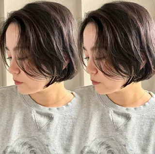 カラー 鶴ケ峰 透明感カラー葵🫧のヘアスタイル