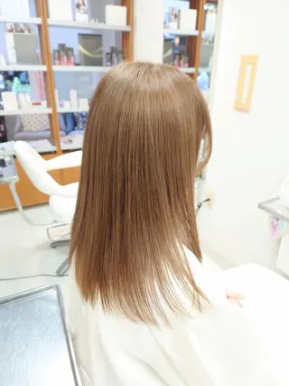 ロング カラー nagane sayakaのヘアスタイル