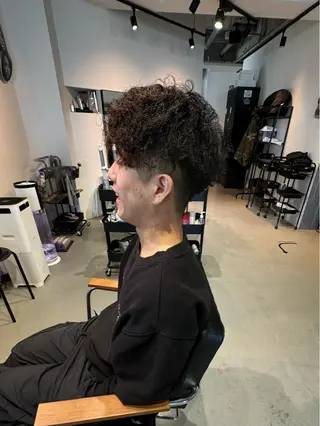ショート パーマ メンズ Mizuki Yajimaのヘアスタイル