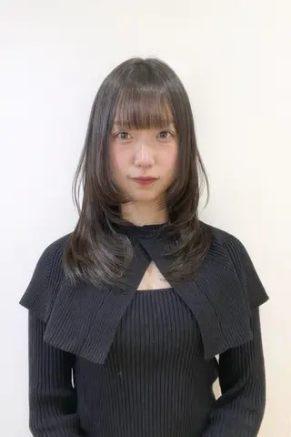 セミロング RISAKO レイヤーカット🎀のヘアスタイル