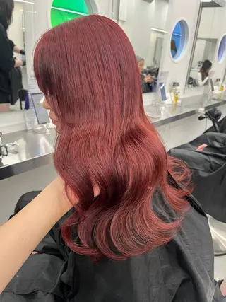 ロング 🍒韓国y2k暖色 NO.1🍒REAのヘアスタイル